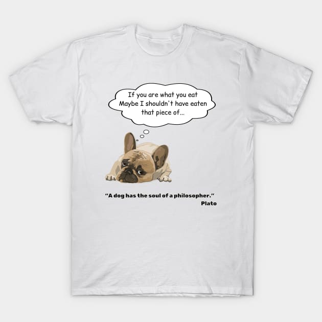 Philosopher dog T-Shirt by Not Nice Guys